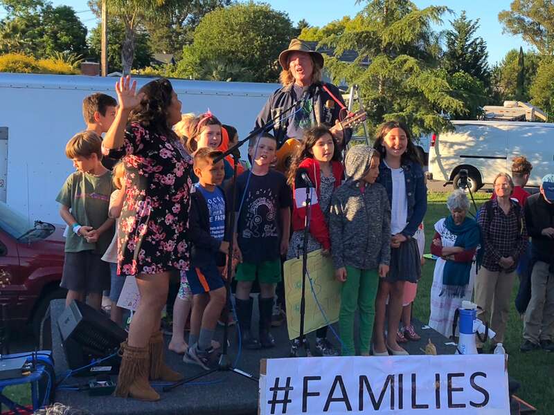 Hundreds of Marin activists, community leaders and elected officials gathered in San Rafael for “Families Belong Together”, a protest against the Trump administration’s immigration policies. In recent months, thousands of immigrant children have been