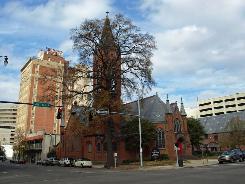 First Presbyterian Church in Birmingham, Alabama, listed on the National Register of Historic Places.