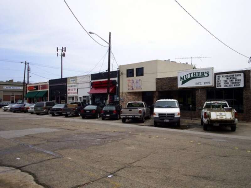 Fry St. in Denton, Texas
https://www.flickr.com/photos/cheezorg/347136653/
