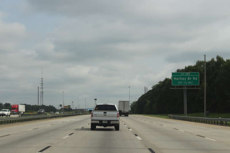Georgia I75nb Exit 155 .5 mile, Bibb County, Georgia