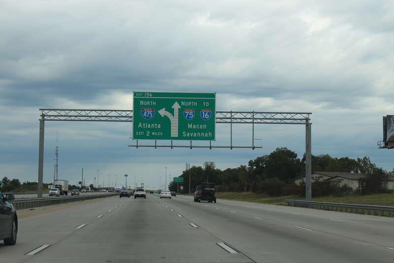 Georgia I75nb exit 156 2 miles, Macon-Bibb County, Georgia