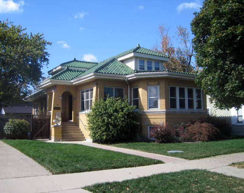 The Herbert A. Dilg House in Morton Grove, IL (1925). Dilg was mayor of Morton Grove from 1925-1926 and from 1931-1944. He was an  alternate delegate to the Republican National Convention from 1935 to 1942. In the 1940s, he opened the Morton Grove