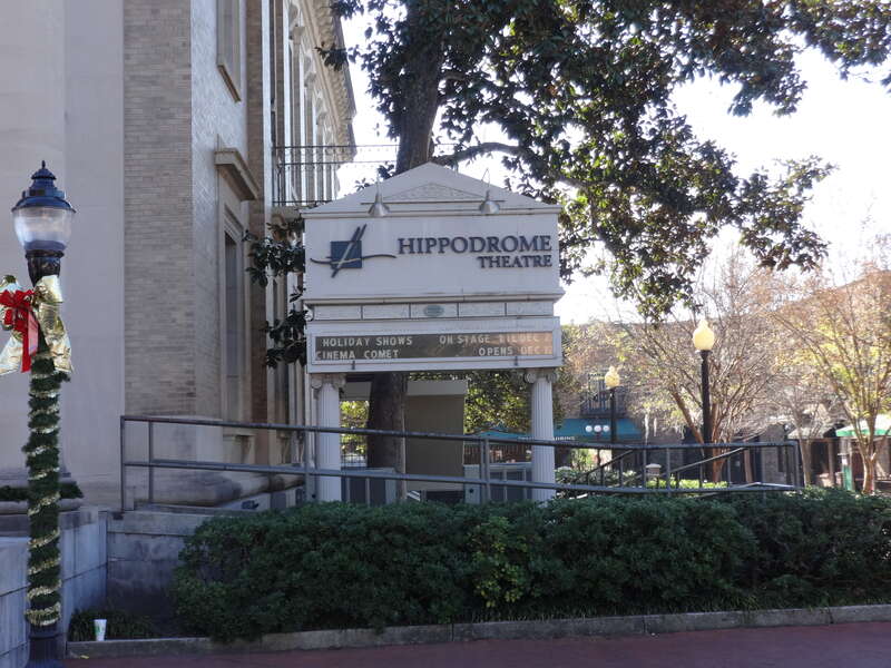 Hippodrome Theatre Sign, Gainesville, Alachua County, Florida
