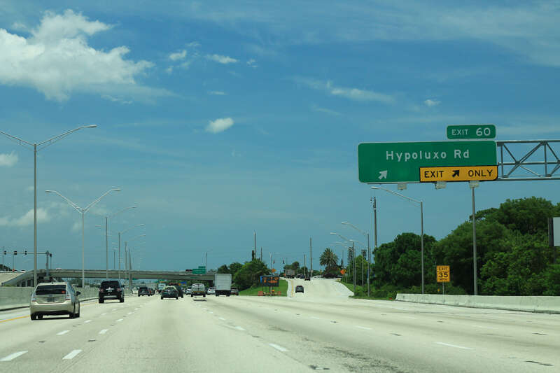 I-95 North - Exit 60 - Hypoluxo Road