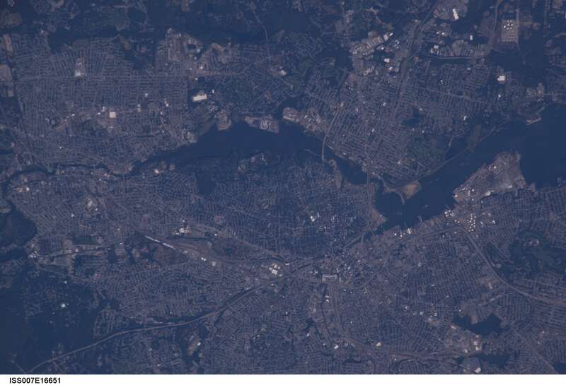 View of Rhode Island taken during ISS Expedition 7.