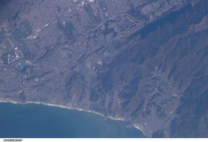 View of California taken during ISS Expedition 9.