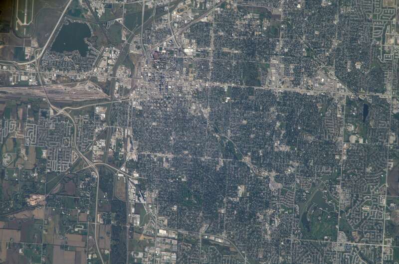 View of Nebraska taken during ISS Expedition 15.