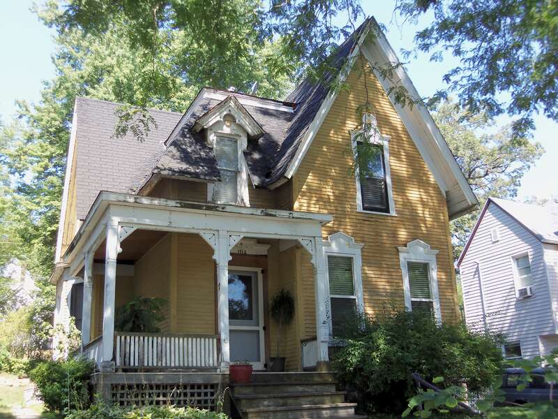 Jacob Quickel House in Davenport, Iowa.  Listed on the National Register of Historic Places.