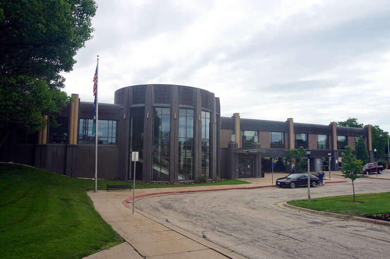 The Hedberg Public Library in Janesville, Wisconsin (United States).