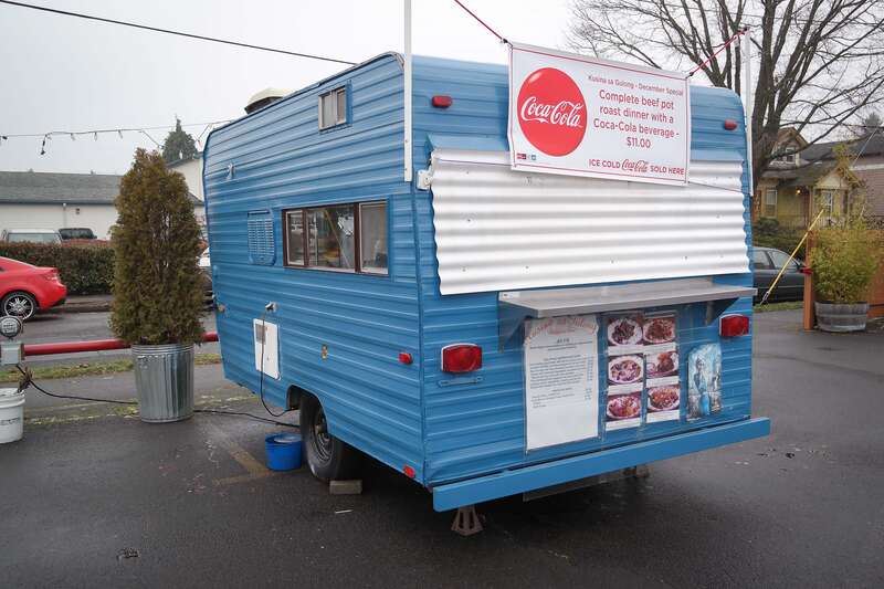 Kusina sa Gulong food cart at the Carts on Foster Pod in Portland, Oregon