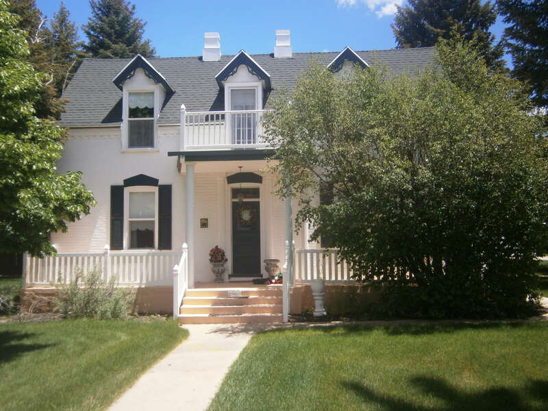 The William and Julia Lyman House, a historic home in Parowan, Utah, United States.