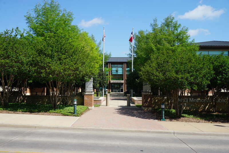 The Roy &amp;amp; Helen Hall Memorial Library in McKinney, Texas (United States).