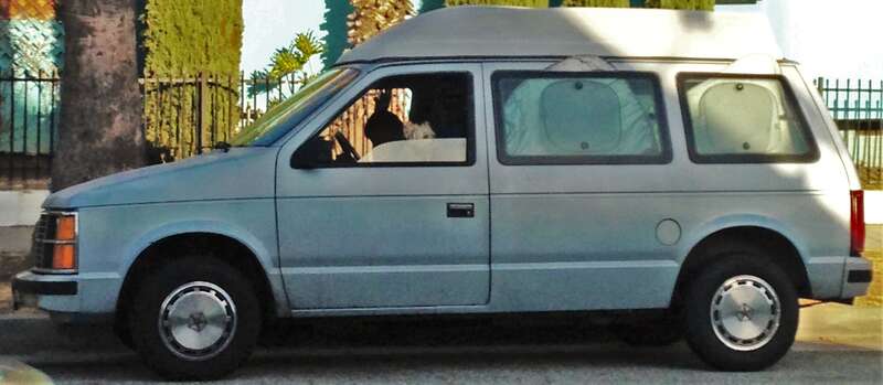 Plymouth Voyager photographed in Alhambra.