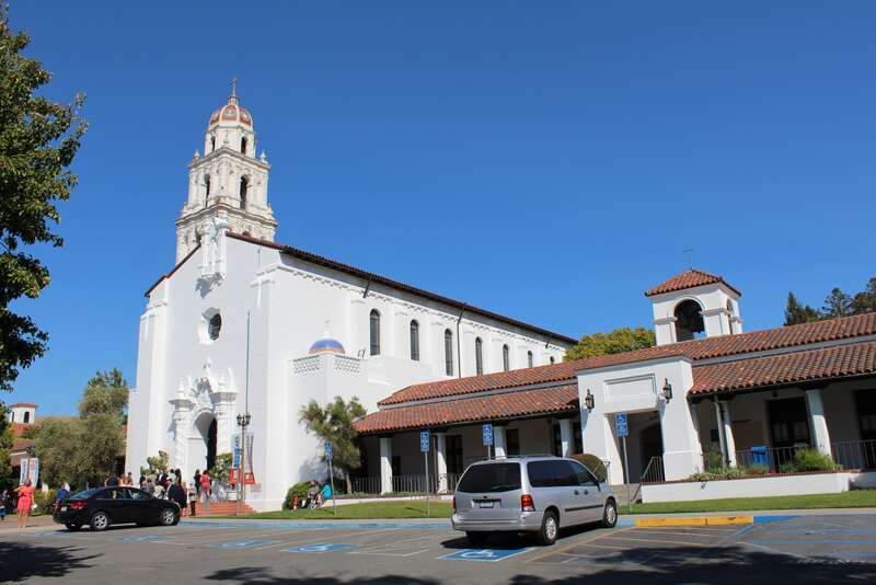 Moraga, CA USA - Saint Mary's College of California St. Giles Episcopal Church