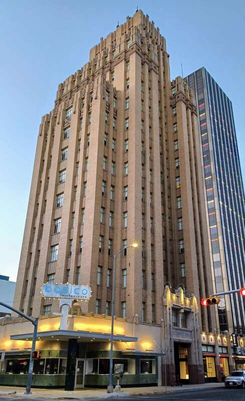 O. T. Bassett Tower, corner