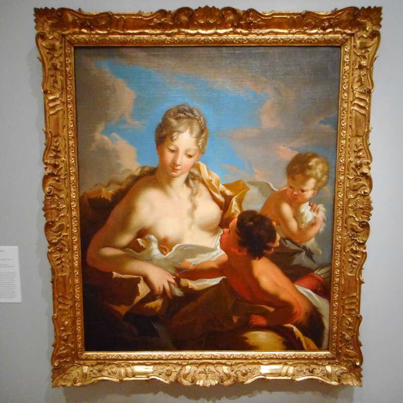 Artwork on display at the Norton Museum of Art in Palm Beach, FL 2019 reopening