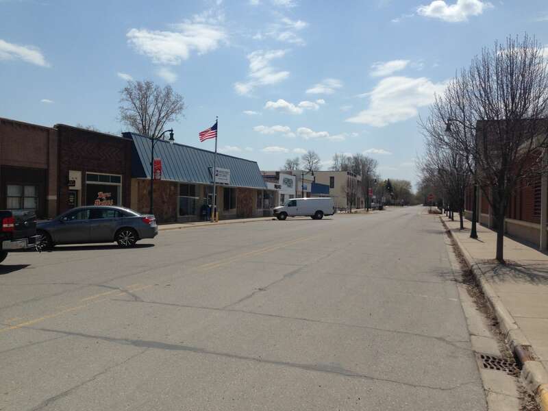 Downtown Pinconning, Michigan.