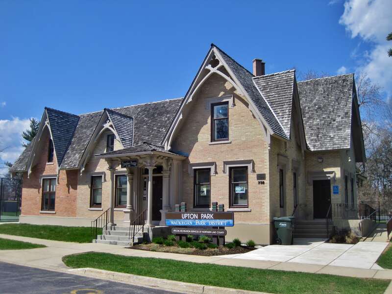 Robert Douglas House and Grounds in the Near North Historic District, Waukegan (1853). Douglas was a native of England and settled in what was then Little Fort in 1848. He became regionally reknown for his horticulture projects. He was commissioned