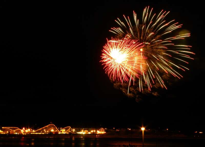 Santa  Cruz, CA USA - Big Dipper 85th Anniversary