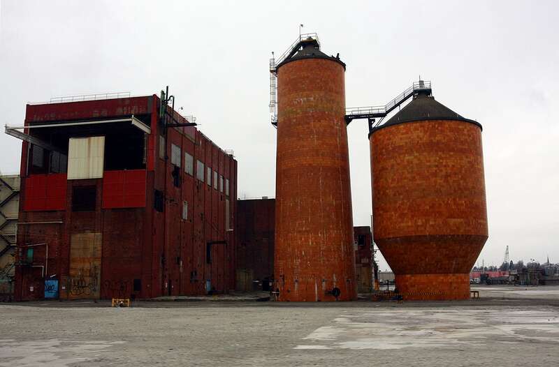 The skinny silo has a fat brother.