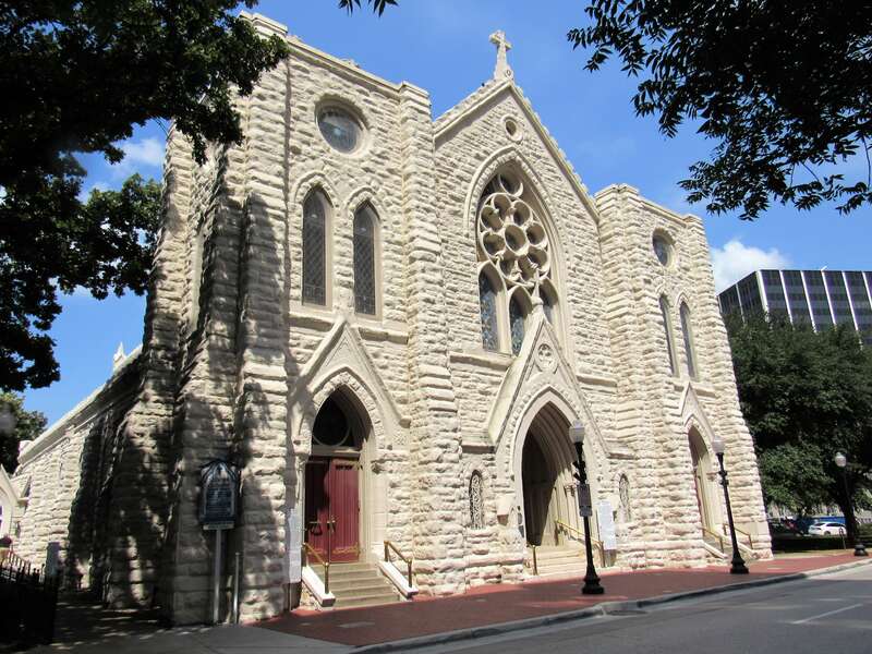 St. Patrick Cathedral in downtown Fort Worth, Texas.