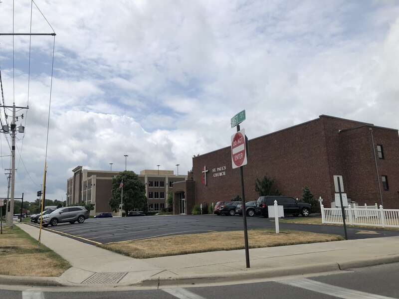 St. Pauls Methodist Church in downtown Findlay, Ohio.