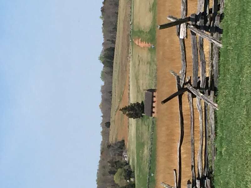 Stone House from Visitors Center, Manassas National Battlefield Park