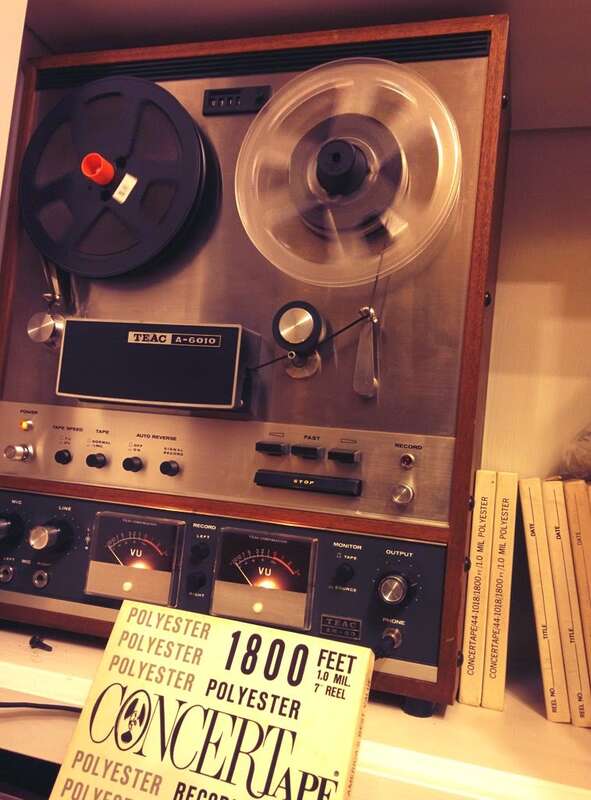 // Reel-to-rell recorders and magnetic tape by Sameer Verma, San Francisco State University