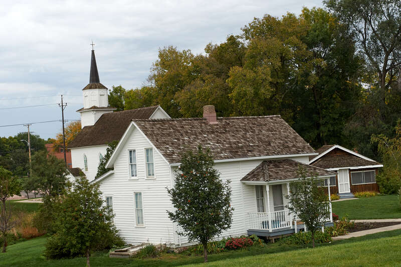 The Berdahl-Rolvaag House was named for the Berdahl family who built it in 1883 and for author Ole Rolvaag (1876–1931), a Norwegian immigrant, whose novels "Giants in the Earth," "Peder Victorious," and "Their Fathers' God" tell the stories of
