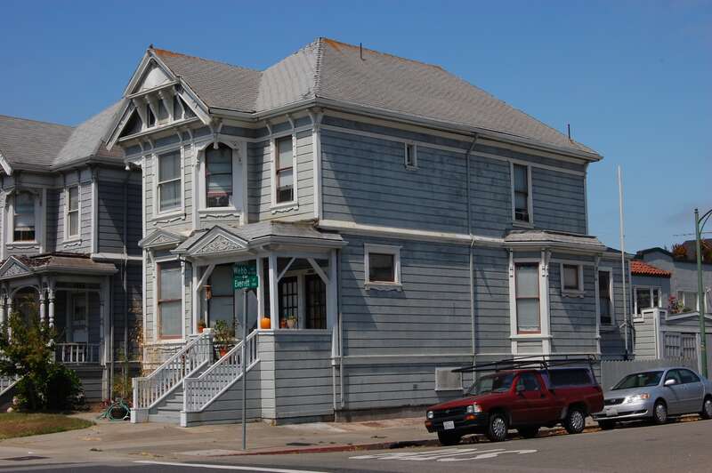 Built in 1892. 1519 Everett Street. Alameda, California, USA
