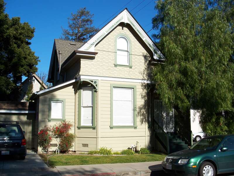 David C. Crummey house. Built in 1890s. 212 Bean Avenue. Los Gatos, California, USA
