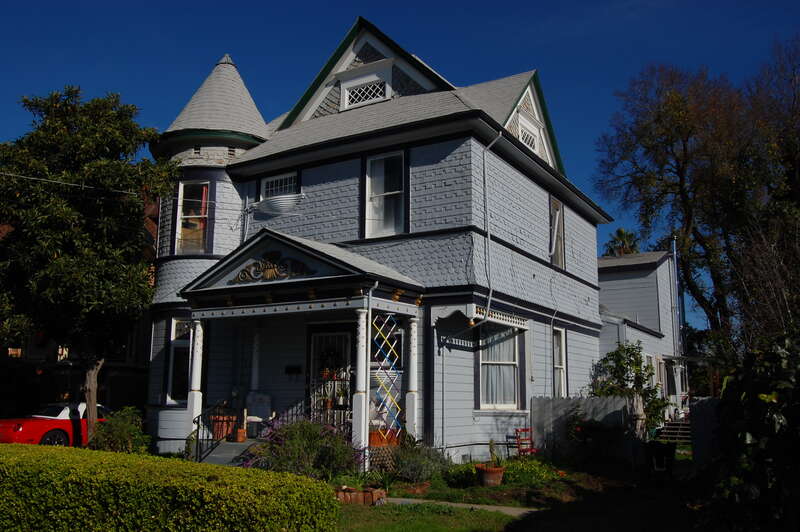 Queen Anne style, built circa 1893. 318 North Sixth Street. San Jose, California, USA