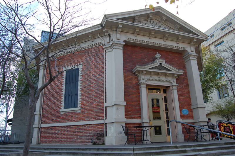 Octagon building. 118 Cooper Street. Santa Cruz, California, USA