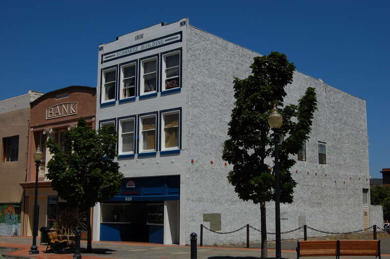Schwartz Building. Built in 1916. 320 Georgia Street. Vallejo, California, USA