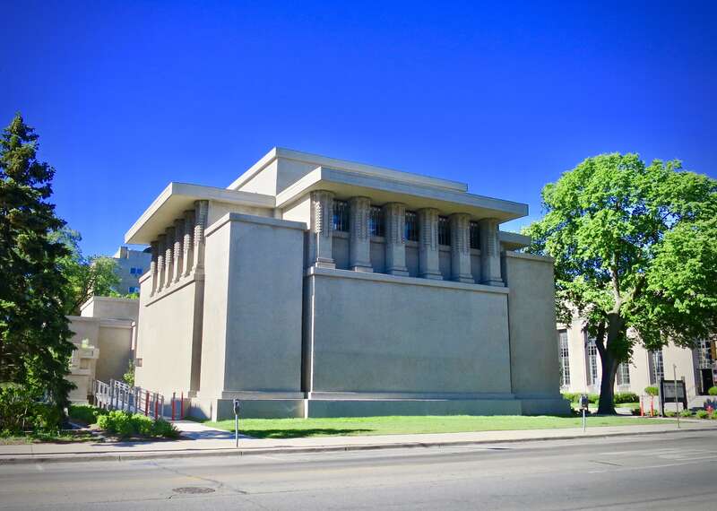 Unity Temple exterior renovation complete, June 2017