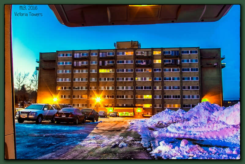 500px provided description: A shot that I took, using a tripod, and a 3 second exposure at f./7.1, I took this out the back of the mini-van, with the rear tailgate raised. 5:53a.m. [#yellow ,#filter ,#microsoft ,#3:2 ,#Topaz Effects ,#Meriden CT