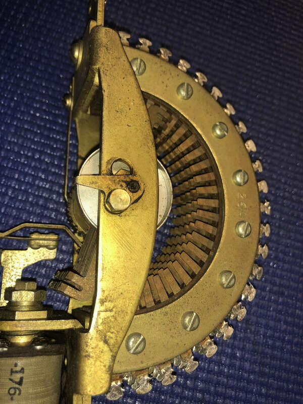 WE 206A contacts and wipers at the Telephone Museum, Waltham, MA