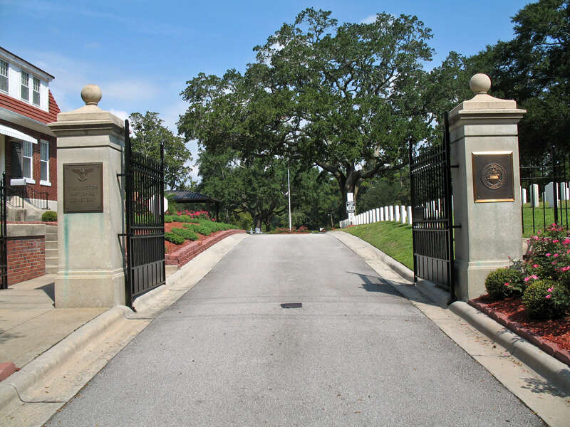 w:National Register of Historic Places listings in New Hanover County, North Carolina.

Wilmington National Cemetery entrance gate, 2011 Market St, Wilmington, NC. Photographed September 20, 2009 from the north side of Market St. east of the