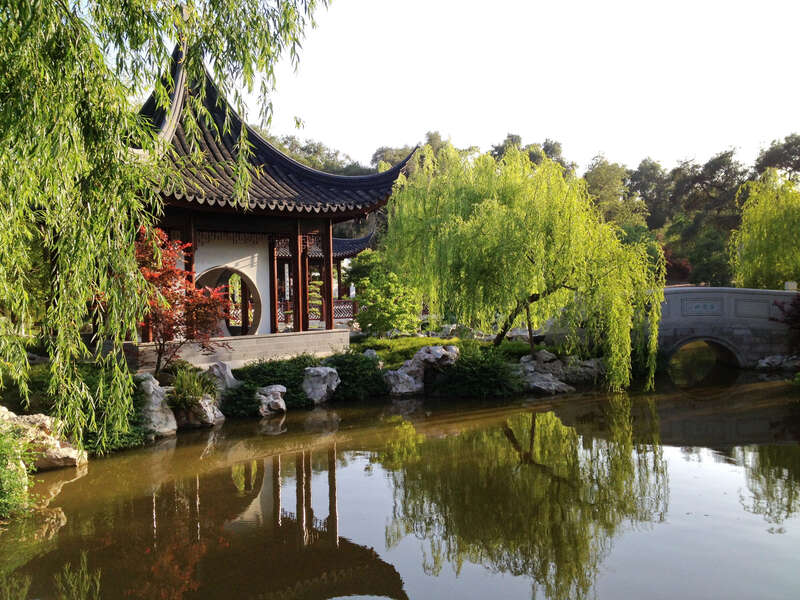 The Chinese Garden at the Huntington Library in Pasadena, California