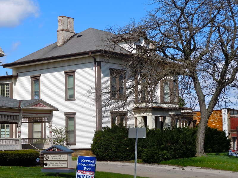 Judge Mansfield House on the NRHP since July 8, 1983. At 228 Park Ave., W., Mansfield, Richland County, Ohio