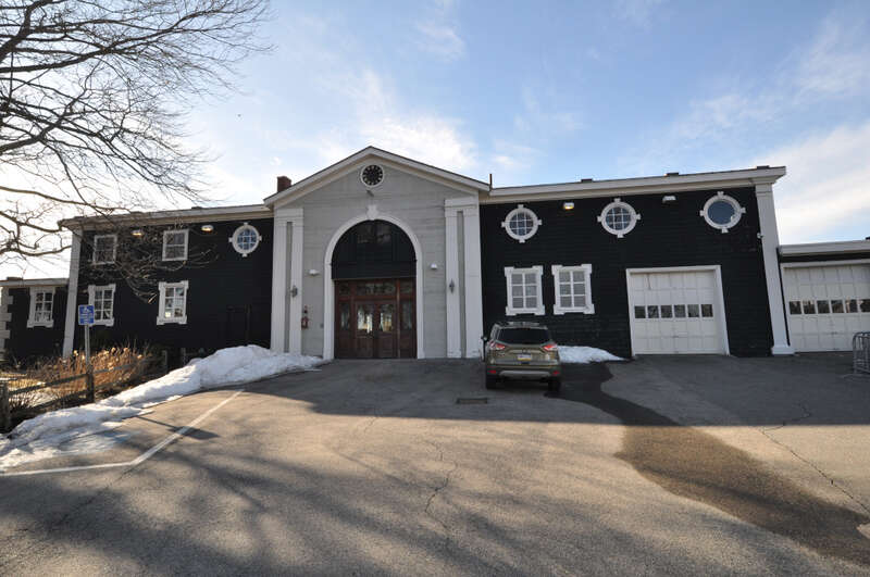 David S. Lynch Memorial Park, Beverly, Massachusetts. The former Evans Carriage House.