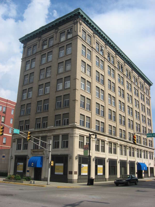 Building on the southeastern corner of the junction of Wabash Avenue and Seventh Street in Terre Haute, Indiana, United States.  It is part of the Wabash Avenue-East Historic District, a historic district that is listed on the National Register of