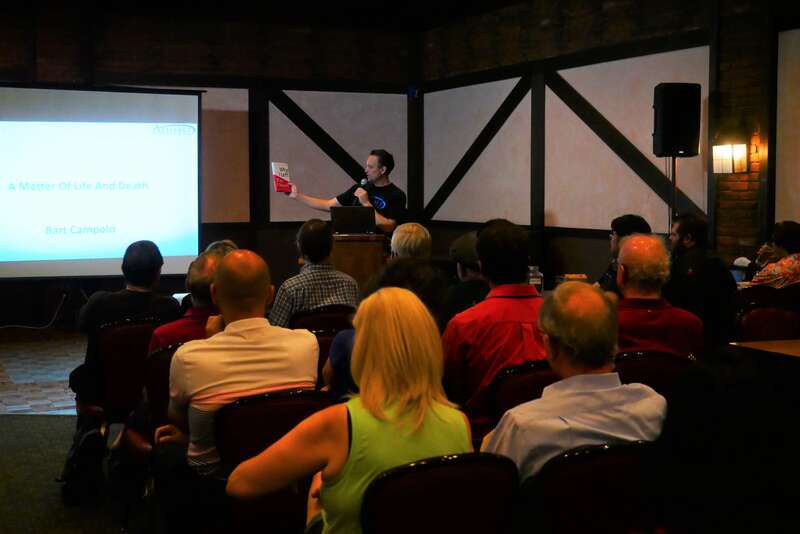 Lecture to the Atheist Community of San Jose. Lecture titled "A Matter of Life and Death"