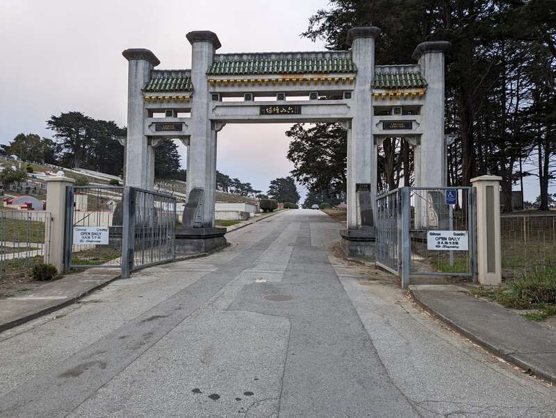 Chinese Cemetery in Daly City, California