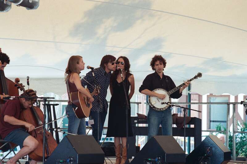 Sarah Lee Guthrie &amp;amp; Johnny Irion onstage