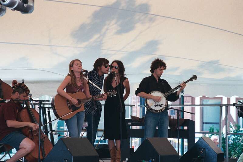 Sarah Lee Guthrie &amp;amp; Johnny Irion onstage
