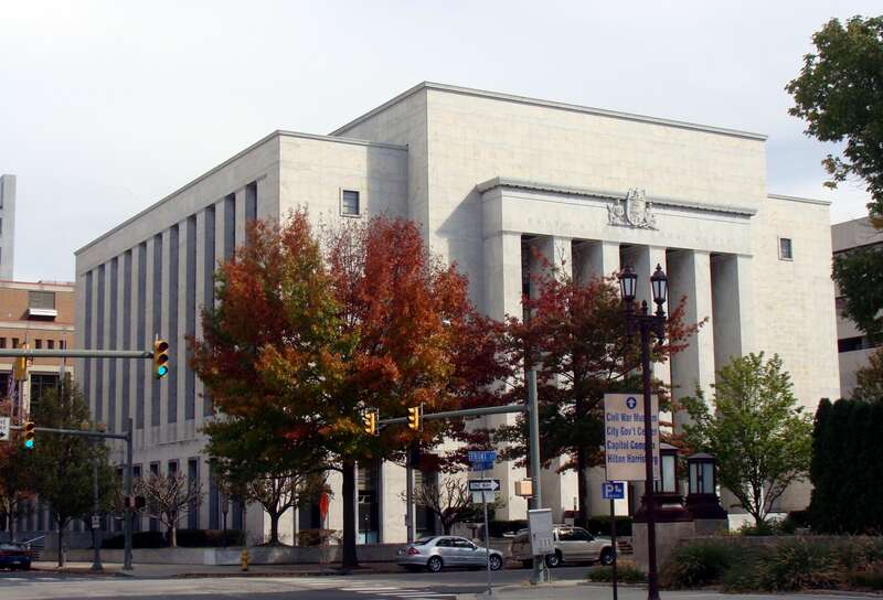 The Dauphin County Courthouse in Harrisburg, Pennsylvania.