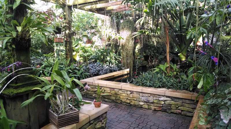 Dorothy Chapman Fuqua Conservatory at the Atlanta Botanical Garden in Piedmont Park