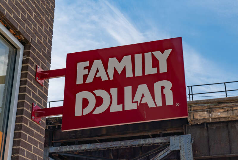 A Family Dollar discount chain store at 3300 Penn Avenue in Pittsburgh, Pennsylvania.