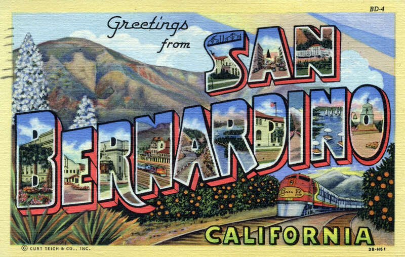 Production Date: 1943
Source Type: Postcard
Printer, Publisher, Photographer: Western Publishing and Novelty Company, Curt Teich (#BD-4, #3B-H61)
Postmark: February 16, 1948, San Bernardino, California
Collection: Steven R. Shook
Tenney and Hilbert